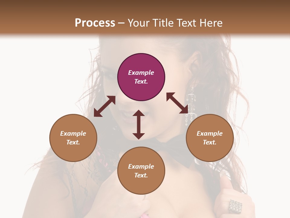 Caucasian One Fur PowerPoint Template