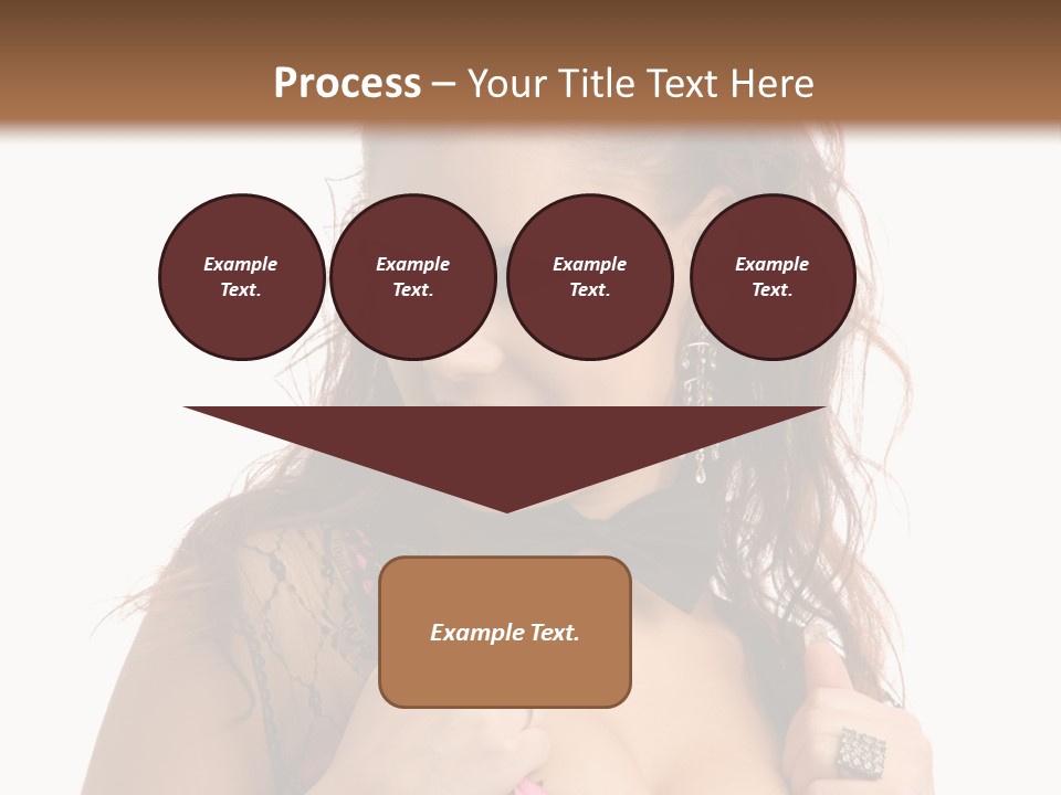 Caucasian One Fur PowerPoint Template