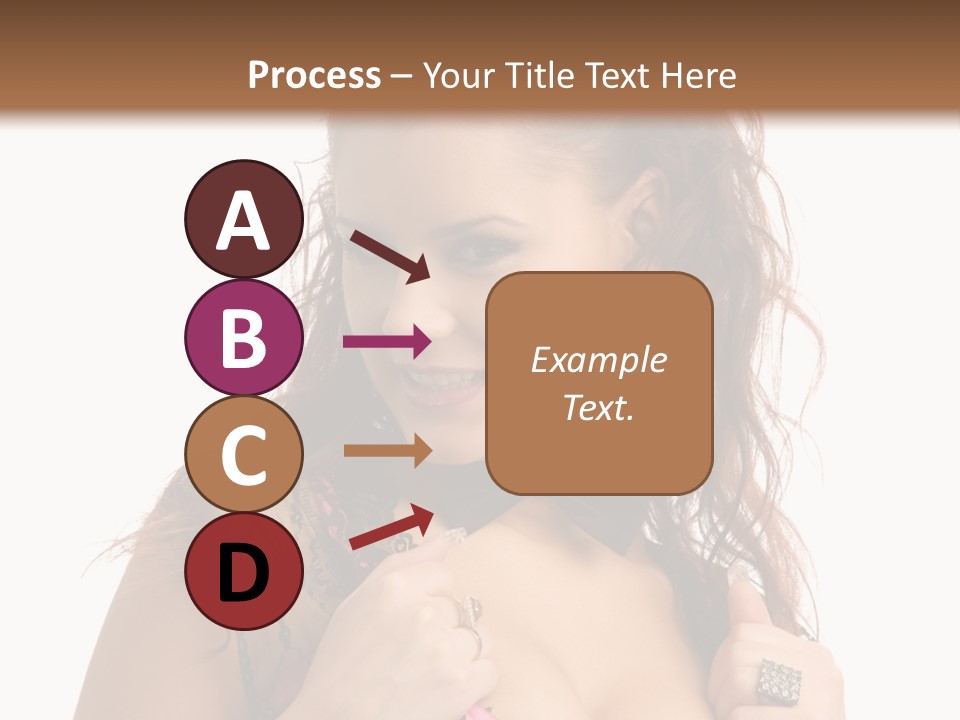 Caucasian One Fur PowerPoint Template