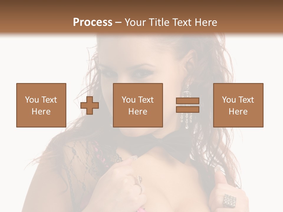 Caucasian One Fur PowerPoint Template