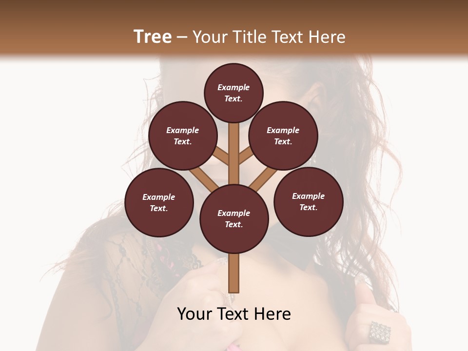 Caucasian One Fur PowerPoint Template