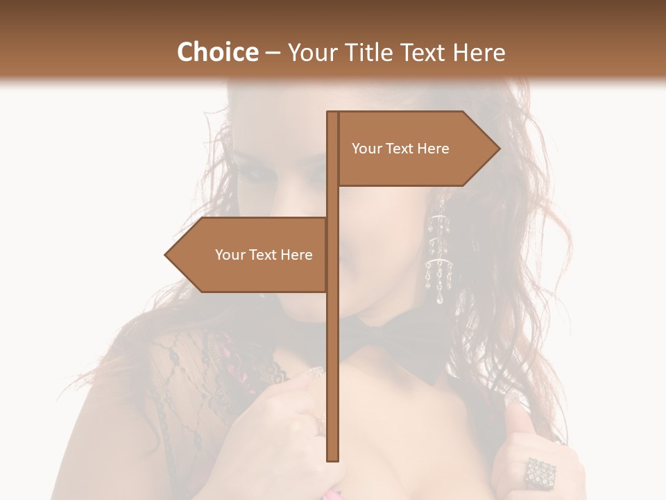 Caucasian One Fur PowerPoint Template