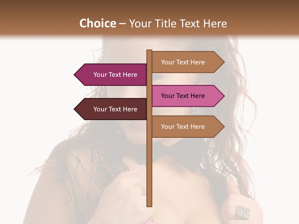 Caucasian One Fur PowerPoint Template