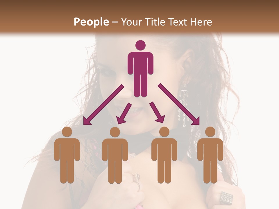 Caucasian One Fur PowerPoint Template