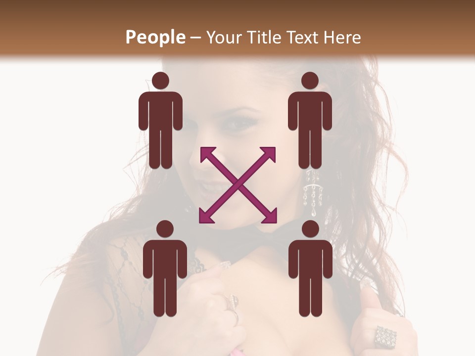 Caucasian One Fur PowerPoint Template