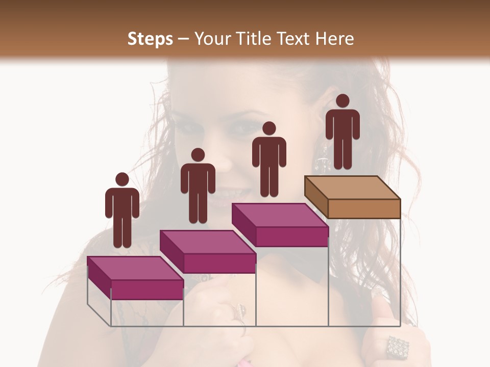 Caucasian One Fur PowerPoint Template