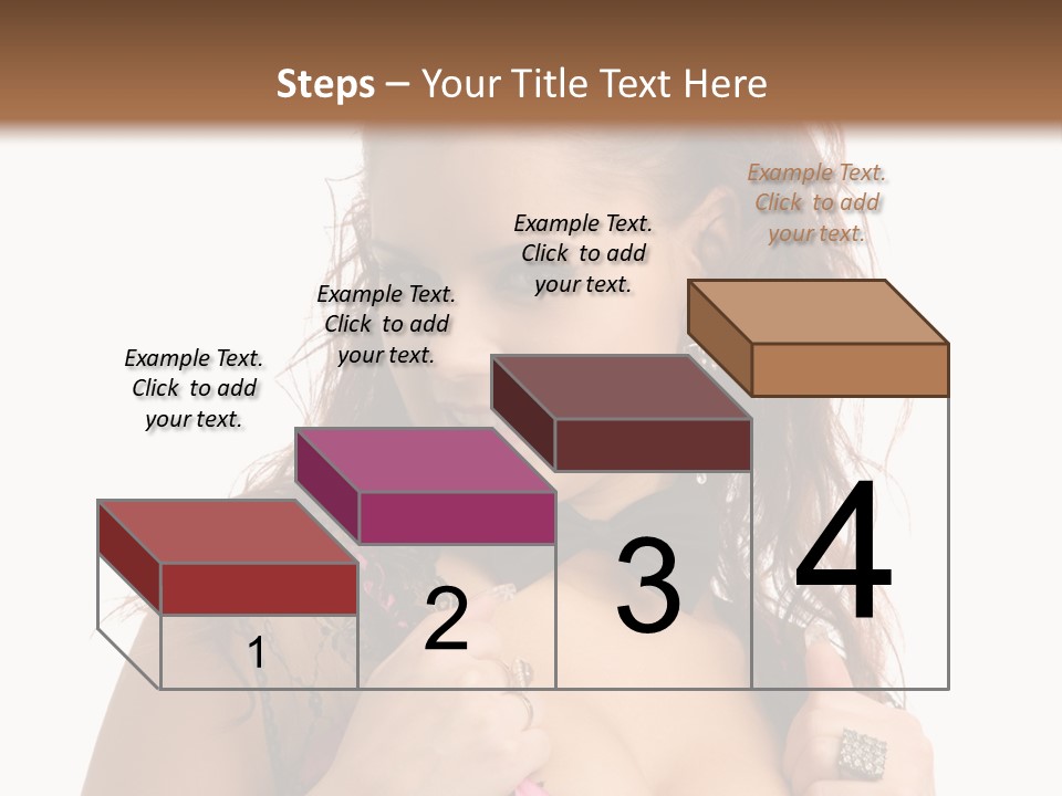 Caucasian One Fur PowerPoint Template