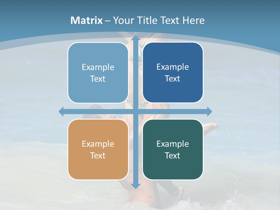 Beach Girlfriend Wet PowerPoint Template