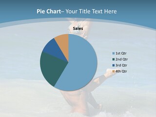 Beach Girlfriend Wet PowerPoint Template