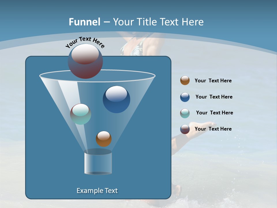 Beach Girlfriend Wet PowerPoint Template