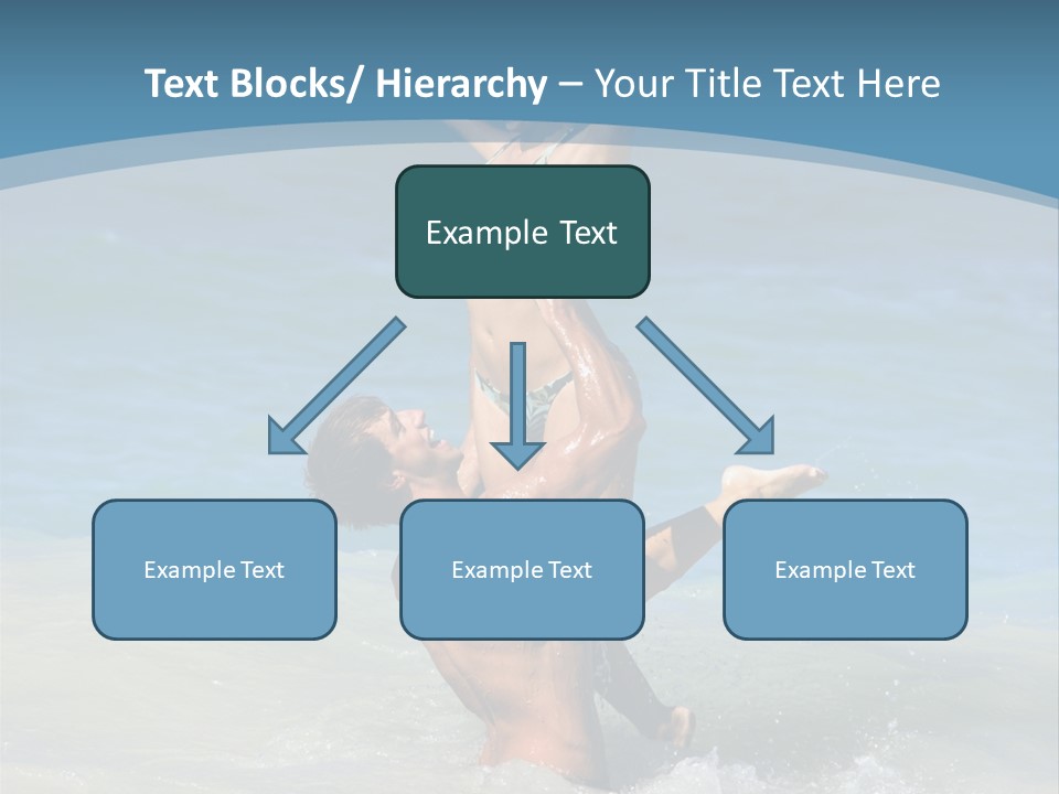 Beach Girlfriend Wet PowerPoint Template