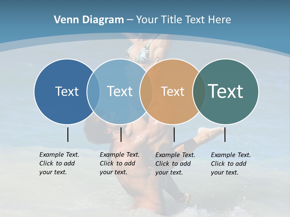 Beach Girlfriend Wet PowerPoint Template