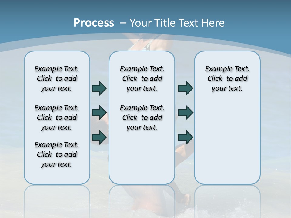 Beach Girlfriend Wet PowerPoint Template