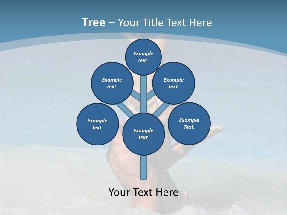 Beach Girlfriend Wet PowerPoint Template