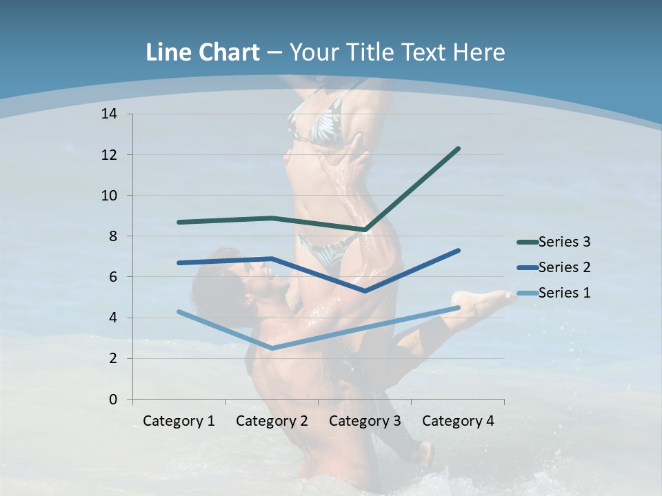 Beach Girlfriend Wet PowerPoint Template