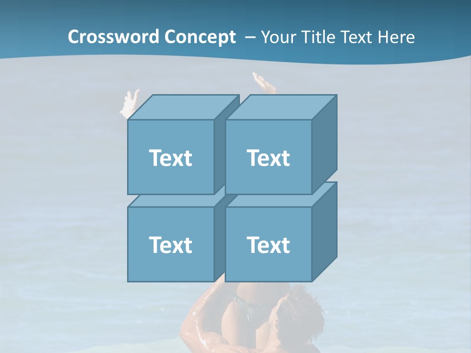 Two People Pacific Lifestyle PowerPoint Template