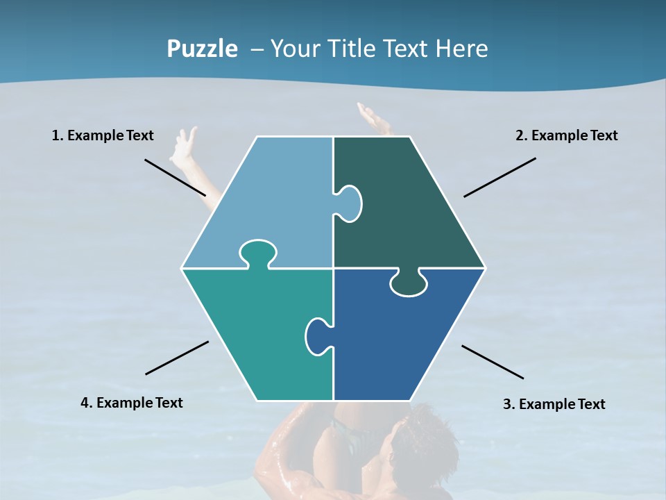 Two People Pacific Lifestyle PowerPoint Template