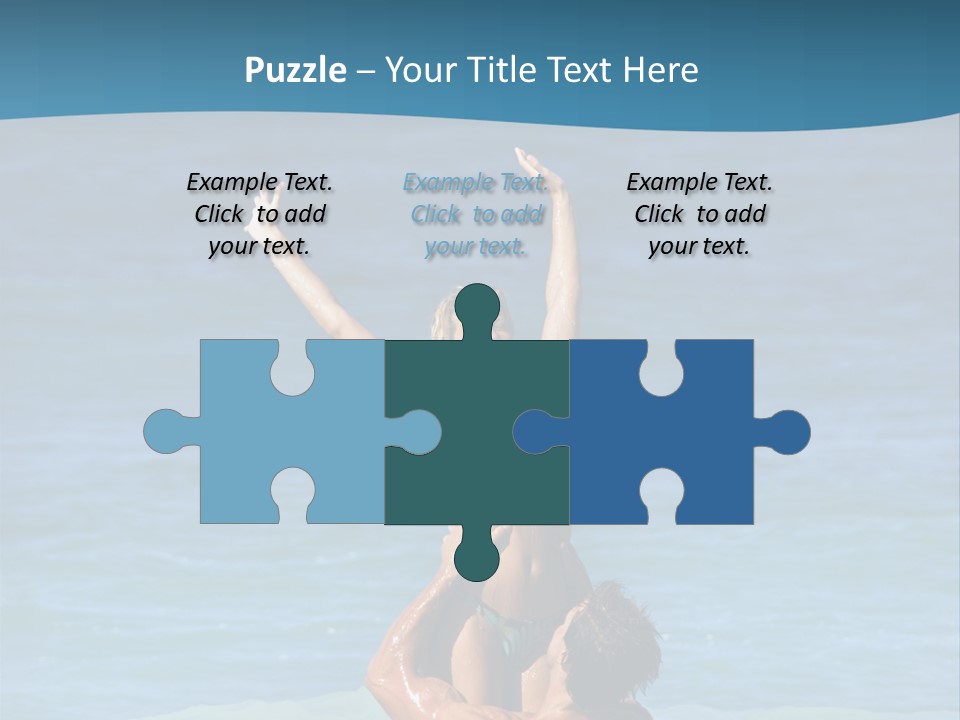 Two People Pacific Lifestyle PowerPoint Template