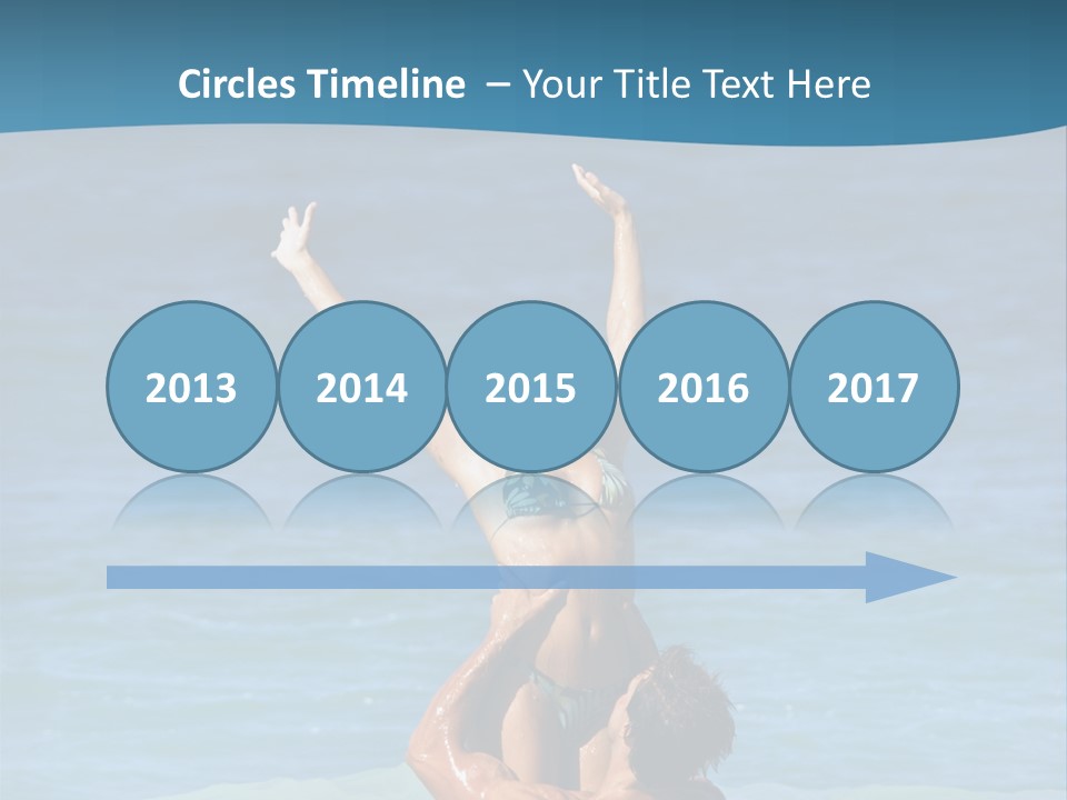 Two People Pacific Lifestyle PowerPoint Template