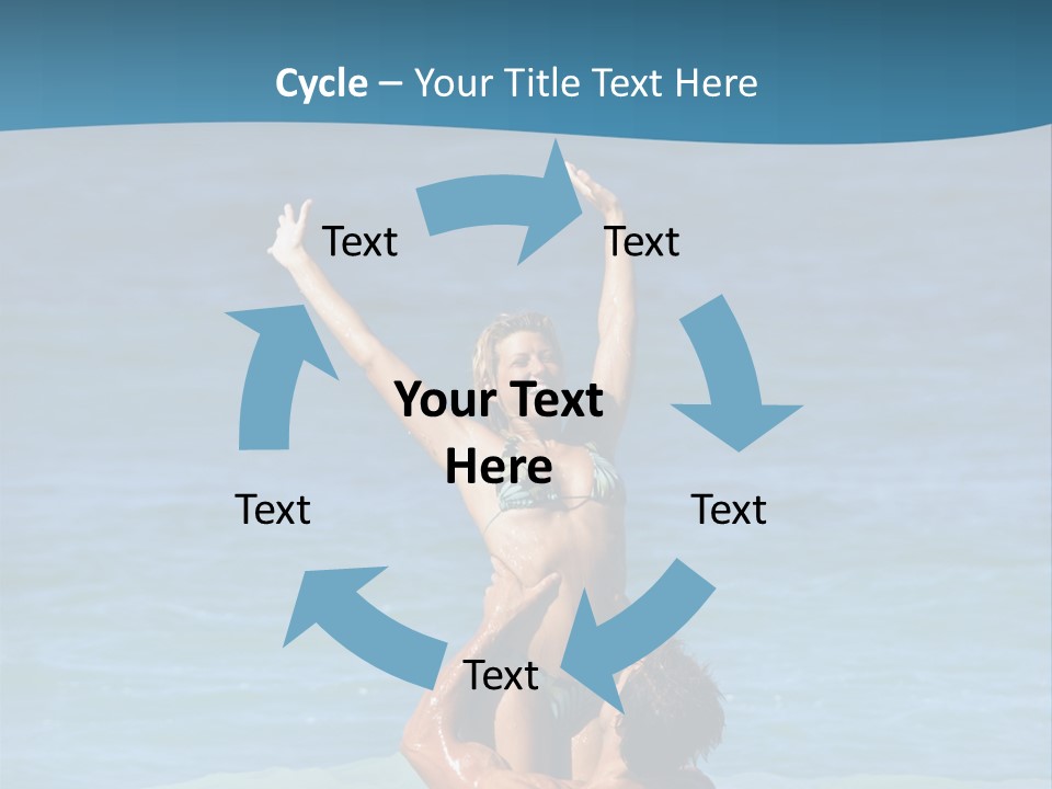 Two People Pacific Lifestyle PowerPoint Template