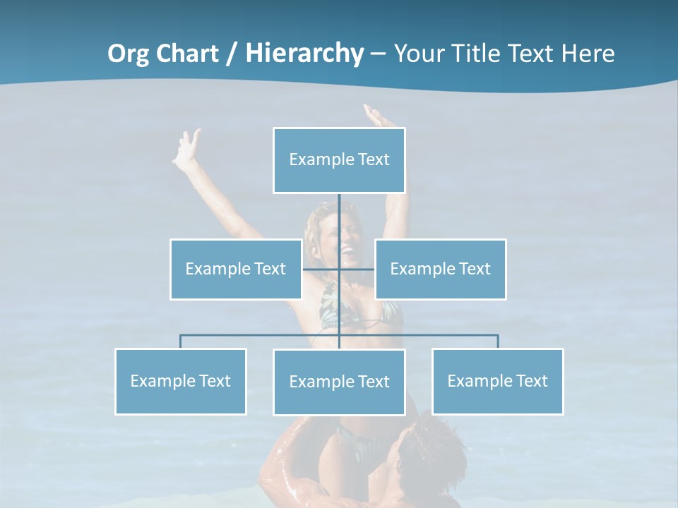 Two People Pacific Lifestyle PowerPoint Template