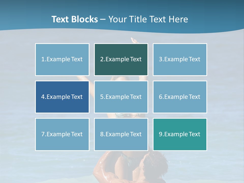 Two People Pacific Lifestyle PowerPoint Template