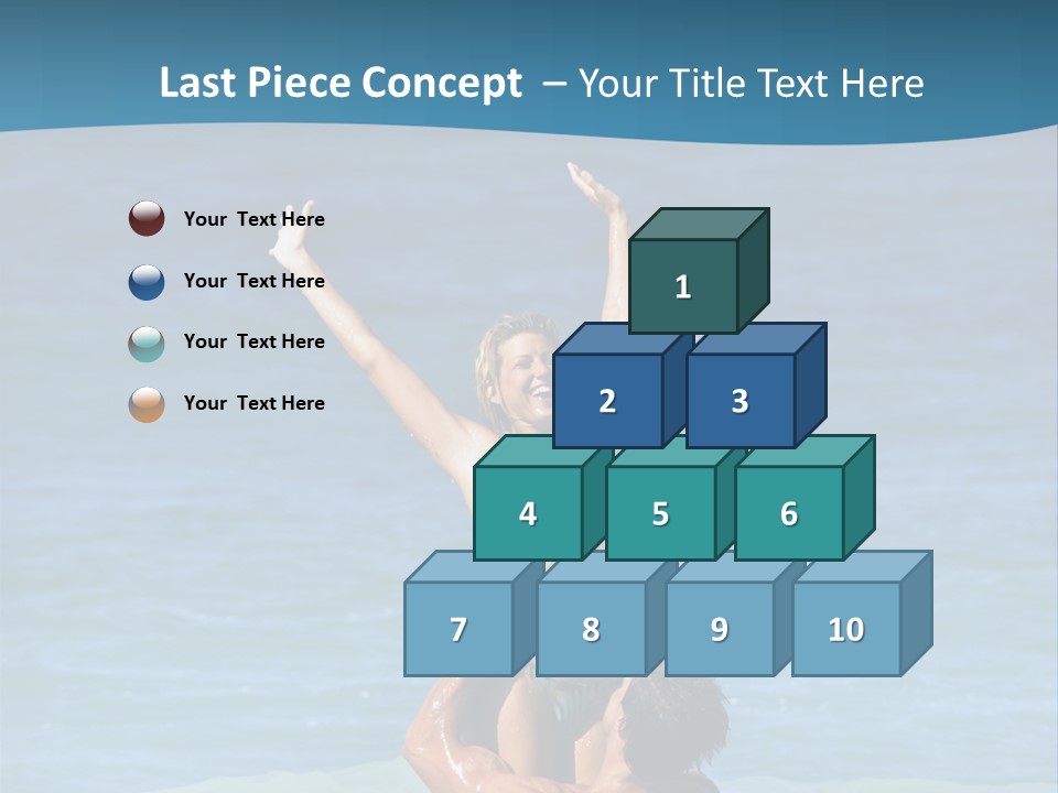 Two People Pacific Lifestyle PowerPoint Template