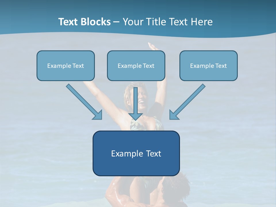 Two People Pacific Lifestyle PowerPoint Template