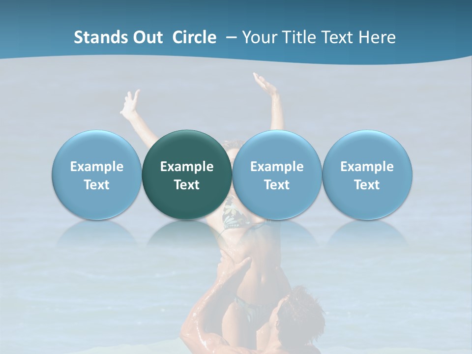 Two People Pacific Lifestyle PowerPoint Template