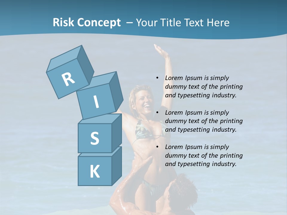 Two People Pacific Lifestyle PowerPoint Template