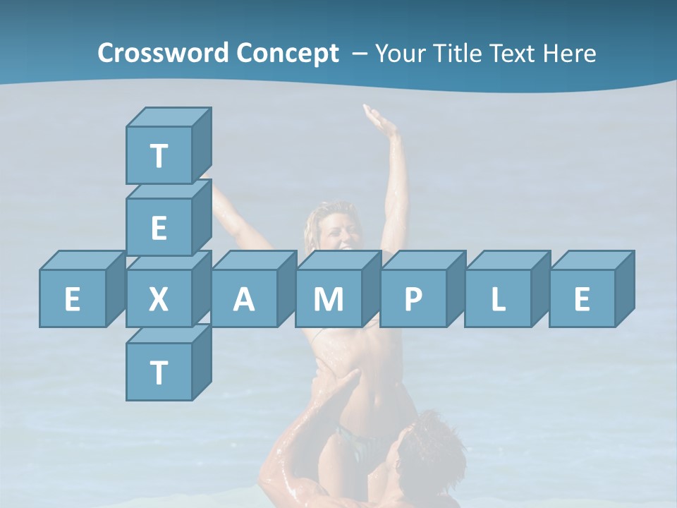 Two People Pacific Lifestyle PowerPoint Template