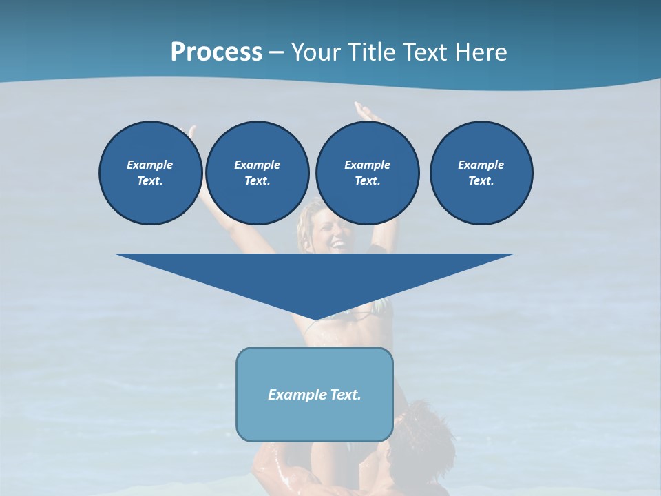 Two People Pacific Lifestyle PowerPoint Template