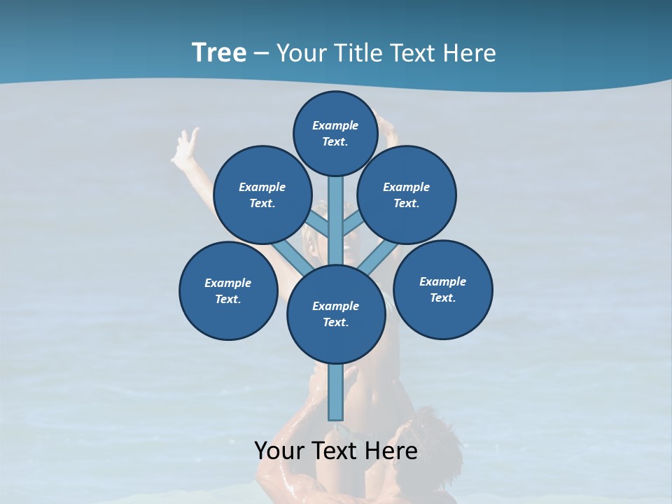 Two People Pacific Lifestyle PowerPoint Template