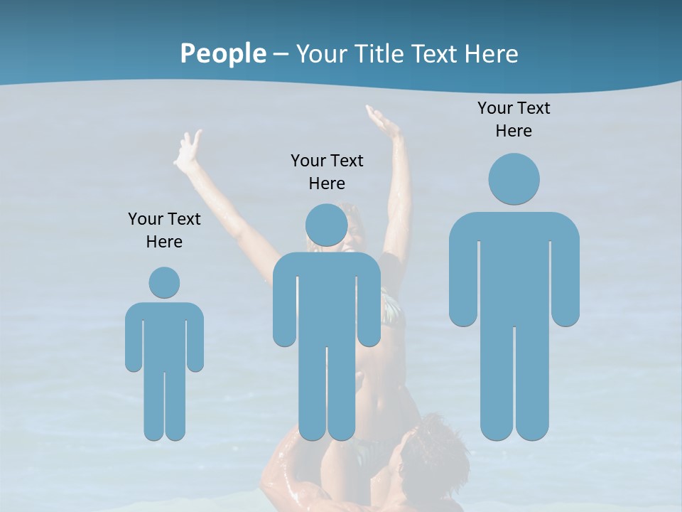 Two People Pacific Lifestyle PowerPoint Template