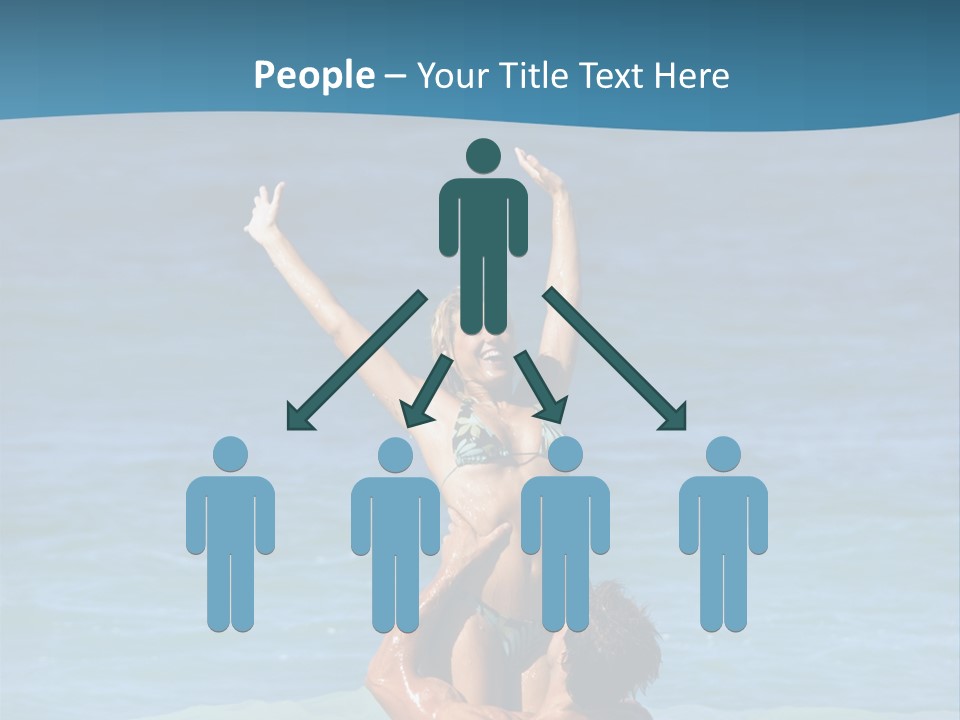 Two People Pacific Lifestyle PowerPoint Template