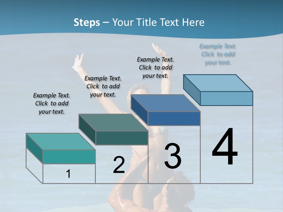 Two People Pacific Lifestyle PowerPoint Template