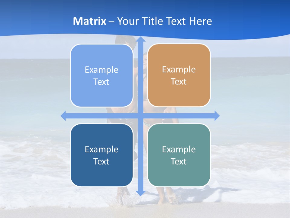 Caucasian Fun Smiling PowerPoint Template