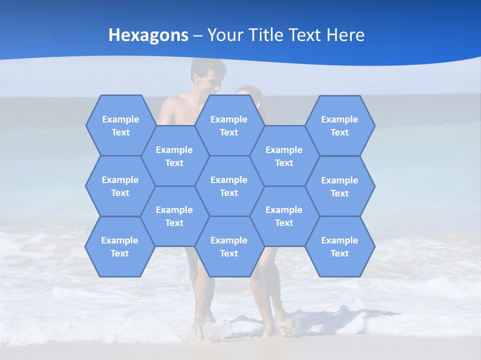 Caucasian Fun Smiling PowerPoint Template