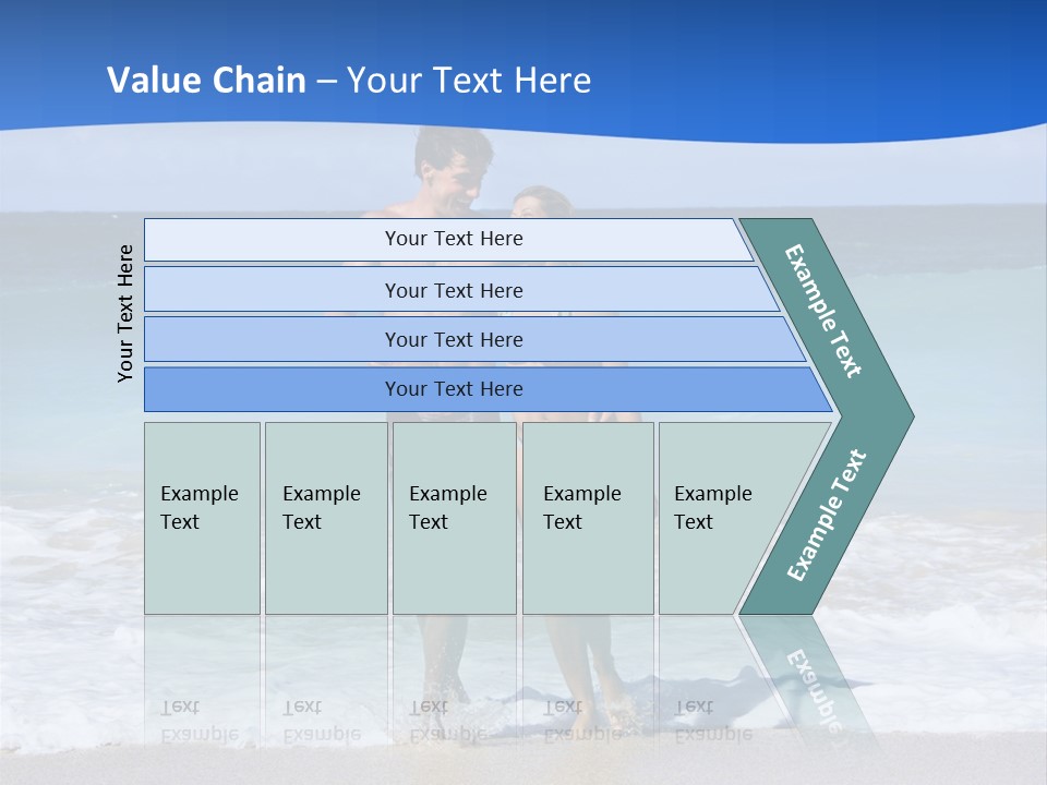 Caucasian Fun Smiling PowerPoint Template