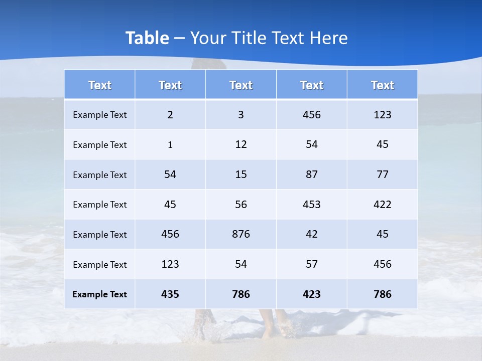 Caucasian Fun Smiling PowerPoint Template