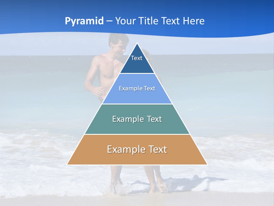 Caucasian Fun Smiling PowerPoint Template