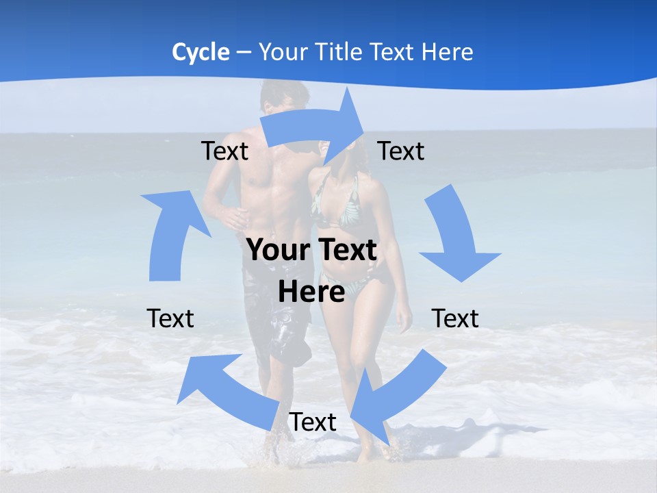 Caucasian Fun Smiling PowerPoint Template