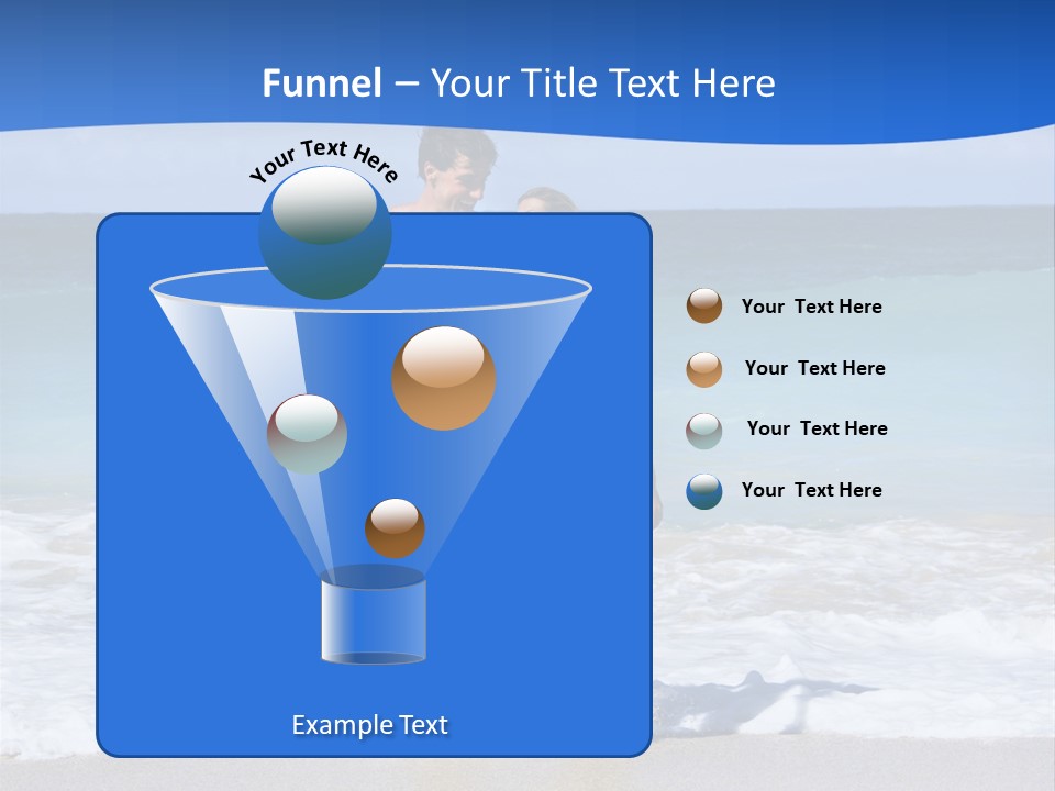 Caucasian Fun Smiling PowerPoint Template