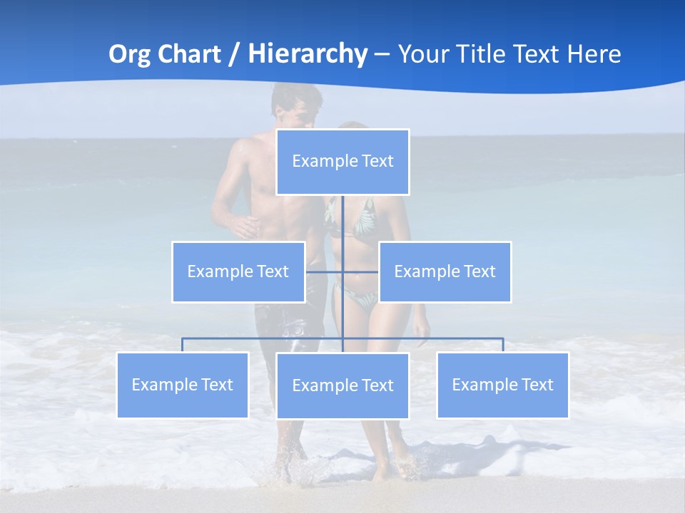 Caucasian Fun Smiling PowerPoint Template