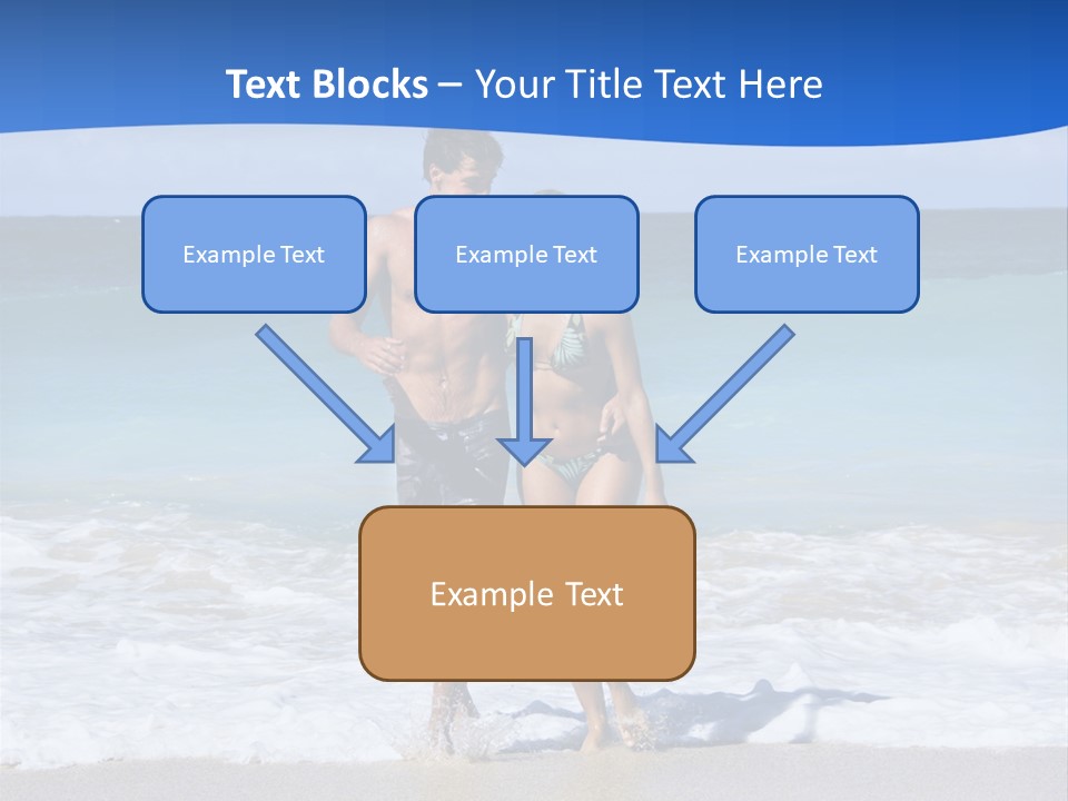 Caucasian Fun Smiling PowerPoint Template