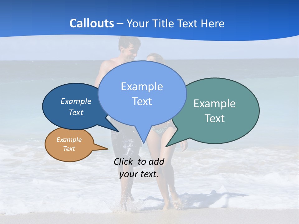 Caucasian Fun Smiling PowerPoint Template
