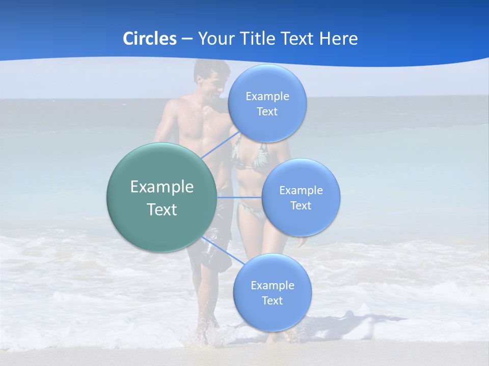 Caucasian Fun Smiling PowerPoint Template