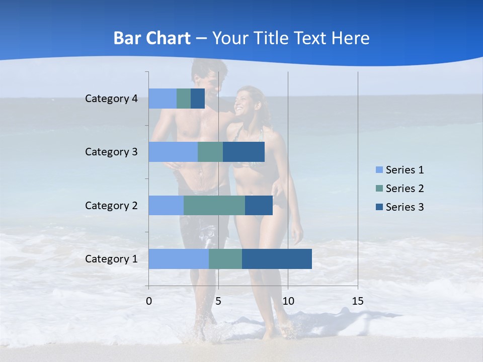 Caucasian Fun Smiling PowerPoint Template