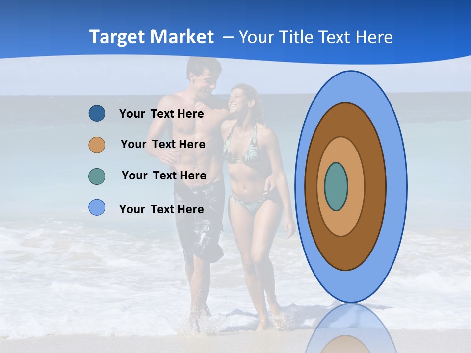 Caucasian Fun Smiling PowerPoint Template