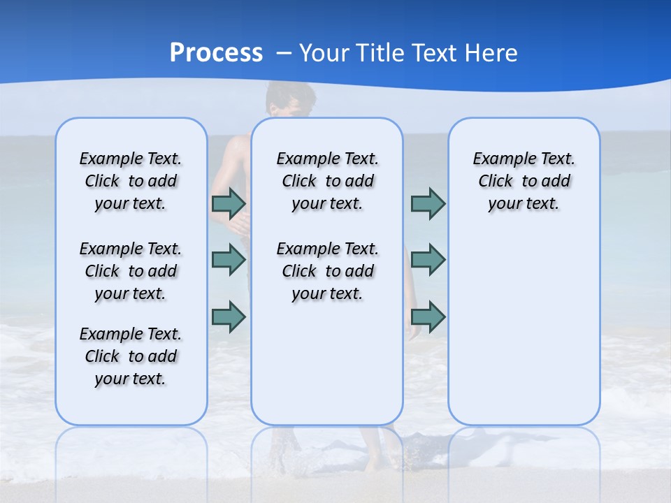Caucasian Fun Smiling PowerPoint Template